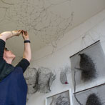 Claire Lee in her studio 2018
